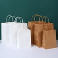 thumbnail image 1 of Bolsas de papel de colores para centros comerciales, bolsas de papel para regalos, bolsas de papel para pasteles, postres, leche, té, bolsas de papel para llevar, 1 of 3