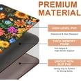 thumbnail image 3 of 3Pcs Kitchen Mats for Floor Floral Kitchen Rugs Non Slip Washable, Anti Fatigue Mats for Kitchen Floor, Butterfly Standing Floor Mats for Home/Office, 18''''x30''''+18''''x48''''+18''''x60'''' (Black), 3 of 6