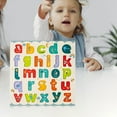 thumbnail image 3 of puzzle pying Montessori Enseñanza Ayudas de Educación Docencia Partido Aprendizaje de Cumpleaños de Navidad Letras minuscus CUTICAT Rompecabezas del alfabeto inglés, 3 of 8