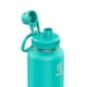 thumbnail image 3 of Takeya Actives 32 oz Vacuum Insulated Stainless Steel Water Bottle with Spout Lid, Premium Quality, Teal, 3 of 4