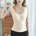 thumbnail image 6 of Women Breathable Shapewear Tank Top 4 in 1 Waist Buttoned Bra Shapewear Corset Body Shaper for Women Tummy Control, 6 of 9