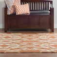 thumbnail image 3 of Linon Home Décor Le Soleil Area Rug Collection, Ivory and Terracotta, 5' x 7', 3 of 5