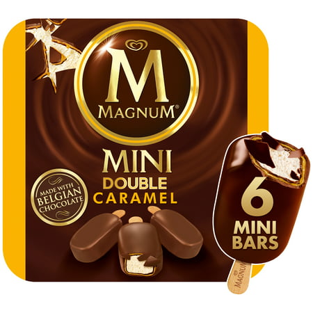 Magnum Mini Ice Cream Bars Double Caramel 6 ct - Walmart.com