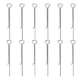 thumbnail image 1 of 12 clips para mechas para hacer velas, base de soporte para mechas de madera, clips universales para mechas de madera, bases de mechas de madera, soportes para mechas de velas de metal, color plateado, 1 of 6