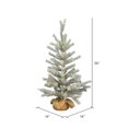 thumbnail image 3 of Vickerman D182630 Sapin Blanc de 36 Po à Base de Toile de Jute, 3 of 3