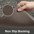 thumbnail image 4 of Anti Fatigue Fall Kitchen Mats, Boho Distressed Kitchen Floor Mats 17"x47"+17"x29", Non Slip Waterproof Kitchen Rugs, Padded Comfort Standing Mats for Laundry, Office, Sink, Desk Orange Multi, 4 of 6