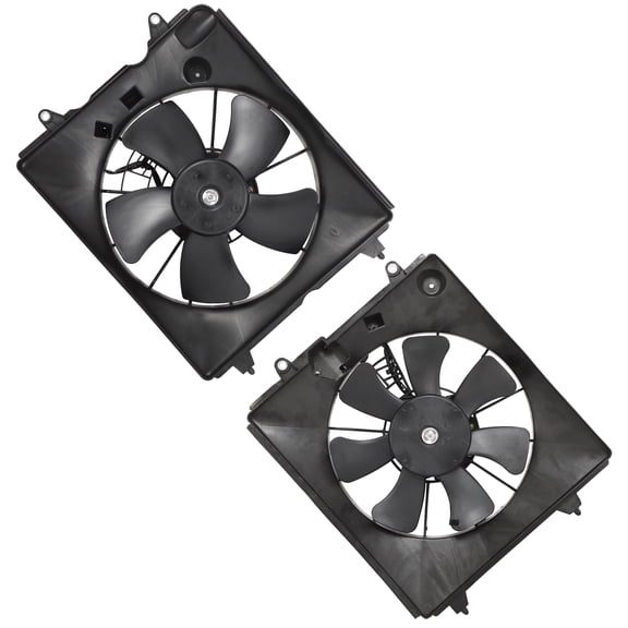ECCPP Cooling Fan Assembly Fits for H-onda for CR-V 2010-2014 621438;601330; 19015REZA01/19020RSAG01/38616RB0003/190305LAA01/190155LAA01/19015RSAA01
