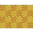 thumbnail image 1 of Ahgly Company Indoor Rectangle Patterned Neon Orange Area Rugs, 5' x 8', 1 of 6