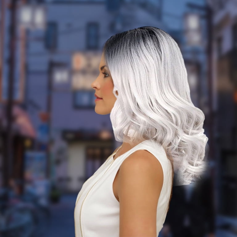 Human hair wig Deep Wave 20 Inch 180 density Amazon.com : Pizazz Ombre Highlight Lace Front Wig Human  main image 2