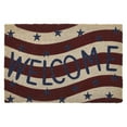 thumbnail image 3 of VHC Brands RWB Flag Stripes Coir Welcome Rug Rect 20x30, 3 of 5