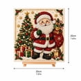thumbnail image 2 of Christmas Diamond Painting Kit DIY 5D Full Drill Rhinestone Art Craft Set for Holiday Home Wall Decor Creative Handmade Hobby Activity Gift B370, 2 of 3