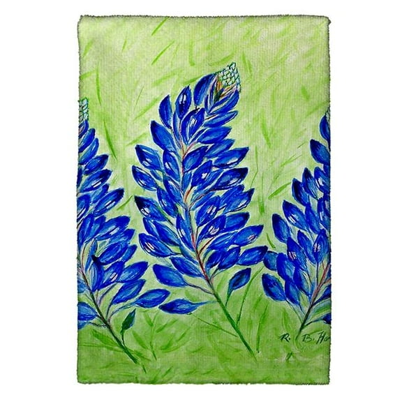Betsy Drake KT192 Blue Bonnets Kitchen Towel