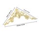 thumbnail image 2 of unbranded 50Ud Protector Decorativo Dorado Para Esquinas De Cajas Álbumes Y Libros Con, 2 of 6