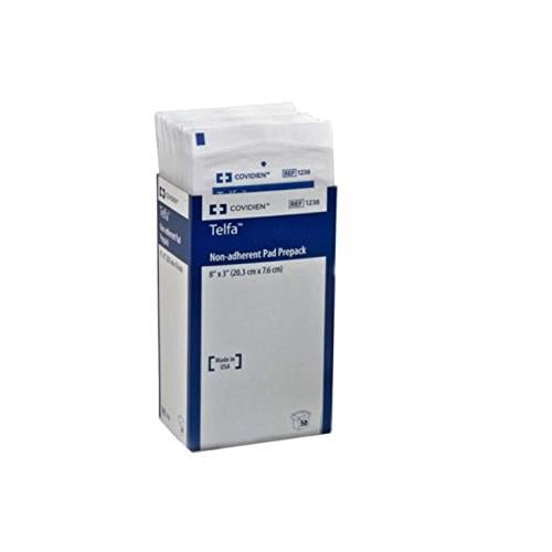 Telfa NonAdherent Pad Prepack 8x3 Wound Dressing 50 Ct Non Stick