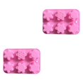 thumbnail image 3 of Xingzhi Made With Silica Gel Handmade Snowflake Silicone Soap Mould Safe And Reliable Easy To Release pink 2Set, 3 of 6