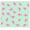 MINT/HOT PINK/CREAM, variant on Chiffon Printed Nima Fabric by the Yard Floral Print Sheer Daisy Dress Fabric (MINT/HOTPINK/CREAM, HalfaYard)