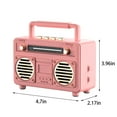 thumbnail image 3 of Mefallenssiah Gift Giving Retro Bluetooth Small Speaker, Wireless Small Usb Flash Drive, Radio Speaker, Outdoor Portable Mini Sound System, 3 of 7