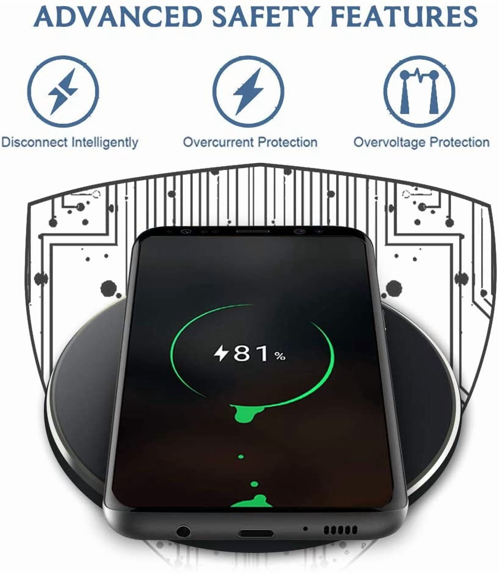 15W Wireless Charger Compatible With iPhone 16e/17e - Fast Charging Pad Slim Quick Charge