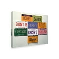 thumbnail image 2 of Trademark Fine Art 'Warhol Dont B Pushy' Canvas Art by Gregory Constantine, 2 of 3