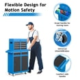 thumbnail image 3 of NETAJE Metal Tool Chest,2 in 1 Steel Rolling Tool Box & Cabinet On Wheels for Garage,Detachable Top Tool Box and Lockable Wheels Metal Tool Cart for Garage,5-Drawer, 3 of 7