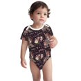 thumbnail image 3 of Daiia Romantic Paris Printed Unisex-Baby Short Sleeve Onesies Bodysuits Baby Climbing Clothes Soft and Comfortable Romper with Expandable Shoulder Design-3 Months, 3 of 8