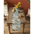 thumbnail image 7 of Table Runner Dresser Scarf 16 x 72 Inch Magnolia Farmhouse White Floral Vintage Pastoral Botanical Table Runners Non-Slip Heat Kitchen Dining Table Decor for Indoor Outdoor Home Party Decoration, 7 of 7