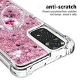 thumbnail image 3 of Funda para Xiaomi Redmi Note 11 4G/Note 11S 4G con Brillo Líquido Flotante, Purpurina, Parachoques y Anillo Giratorio Soporte, 3 of 5
