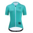 thumbnail image 3 of 2023 Jersey de ciclismo para mujer, uniforme de ciclismo de montaña, camiseta de bicicleta, ropa de montar, ropa de verano para mujer, ropa de ciclista para mujer, negro y rosa, 3 of 5