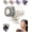 White, variant on Car Clip on Air Conditioner Fan with LED Display, 360° Rotation Adjustable Cooling Fan, 199 Speeds USB Rechargeable, Ideal for Car Visor Driving Camping Travel Outdoor