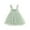 Green, variant on vdgthytj Toddler Baby Girls Tulle Dress Summer Cute Printed Sleeveless Layered Princess Dress Birthday Party Outfits