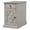 Antique Gray, variant on GZXS Narrow Side Table, Accent End Desk with Hidden Compartment & Charging Station, Pull-Out Drawer & Cup Holder, Adjustable Inner Shelf, for Living Room, Bedroom, Study, Antique Espresso