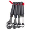 thumbnail image 1 of Bradshaw International 7345424 Stainless Steel Measuring Spoon Set - 4 Piece, 1 of 4