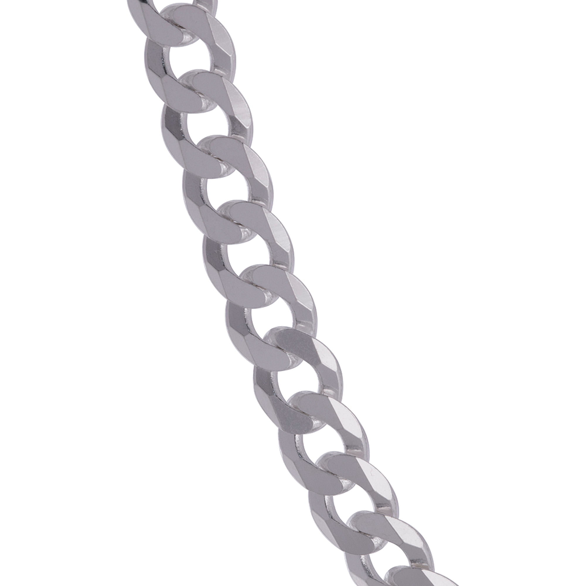 Sterling Silver 120 20 5mm Flat Curb Nec