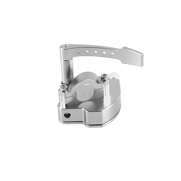 Kenally Ensamblaje del acelerador de la yema del dedo, adaptador Universal de reparación de motocicletas de aleación de aluminio, accesorio de repuesto Accesorios para motos Plata Kenally VI017975-04B