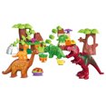 thumbnail image 4 of Bloques de construcción de dinosaurios grandes lindejuan Jurassic World Duploed Dino Valley 40 piezas, 4 of 5