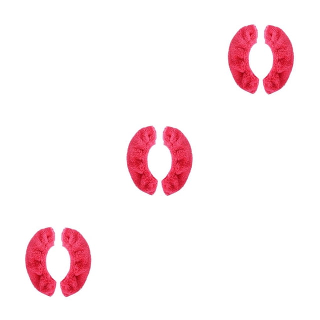 Greeniant Cubierta de cuchillo de patinaje Buena elasticidad Vellosidad larga Absorción de agua fuerte No es fácil salir de la fecha Funda Rosa roja XXXL Type1 NO1