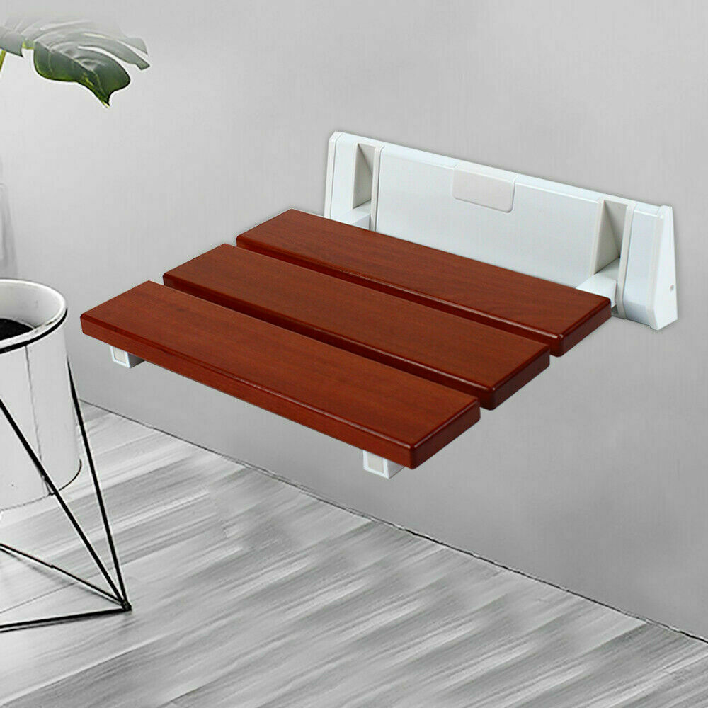 CNCEST Folding Shower Seat Elderly Medical Child Bath Stool Wall