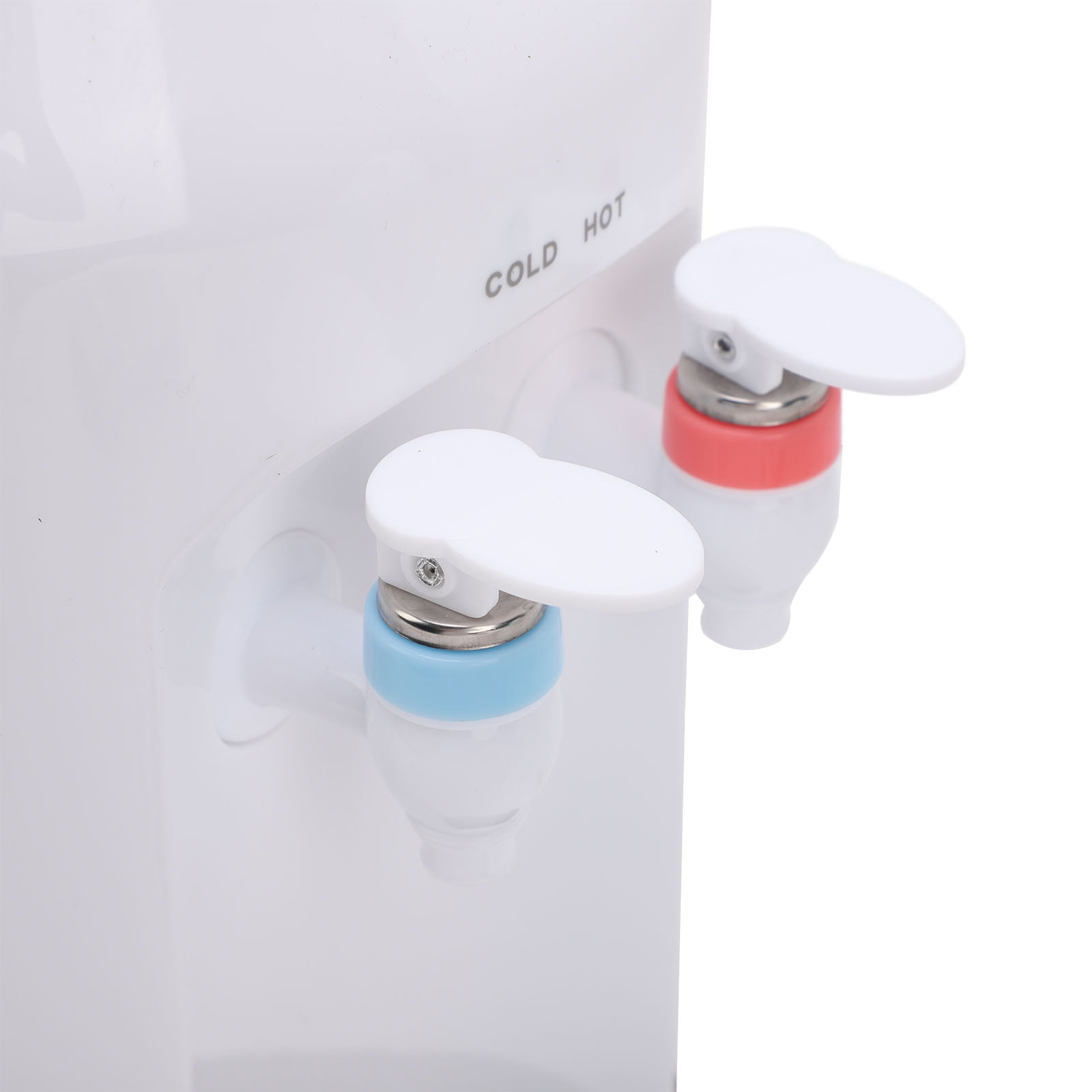 NFTIGB Hot and Cold Water Dispenser, Top Loading Countertop Water Cooler for Home Office, 14.17 x 9.84 x 9.84 inches / 36 x 25 x 25 cm, White