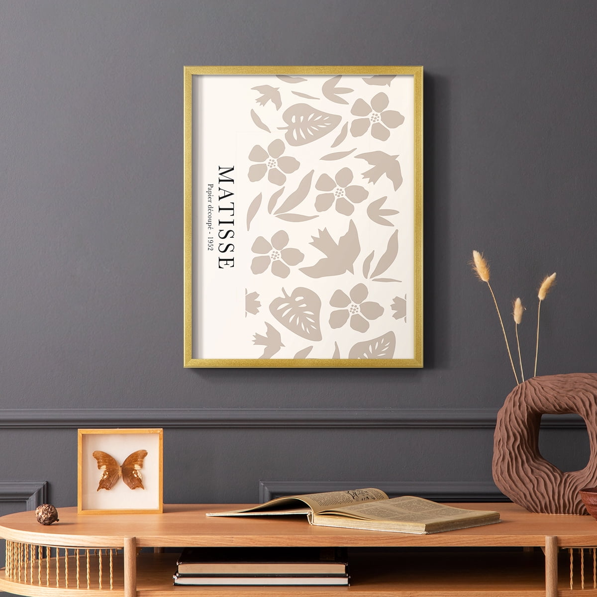 Matisse CCLVII in Solid Wood 16 x 20 Framed Print