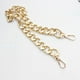 thumbnail image 1 of Bolso de moda Correa de cadena Aluminio grues accesorios de bolso de embrague Oro Cro 100cm Hugo Cadena de bolso, 1 of 10