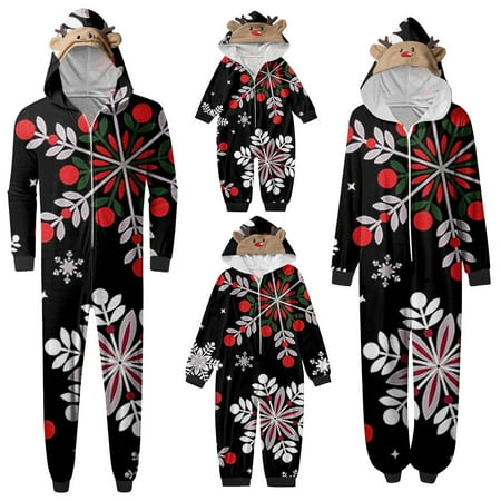 

Family Outfits Matching Sets Family Photo Soft and Breathable Solid Toddler Sweaters Girls Lightweight Unisex Babies and Toddlers Snug-Fit Cotton Footed Pajamas