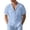 Sky Blue, variant on Mens Hawaiian Shirt, Short Sleeves Floral Button Down Beach Shirts Lapel Tops Slim Fit Breathable Tees Button Down Tops
