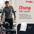 thumbnail image 6 of WypAll GeneralClean X50 Cloths Cleaning Wipes (35015), Jumbo, Strong Towels for Extended Use, White (1 Roll of 1,100 Sheets, 1,100 Sheet Total), 6 of 9