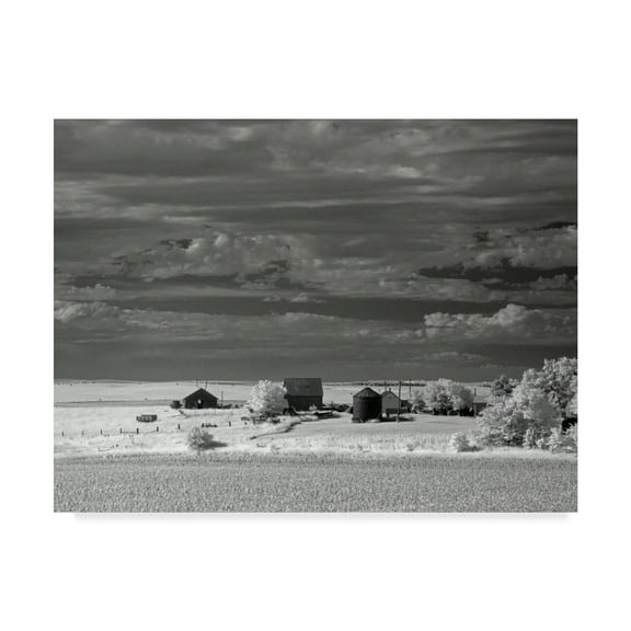 Trademark Fine Art 'Nebraska Farm' Canvas Art by J.D. McFarlan