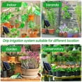thumbnail image 6 of 2 Packs Solar Powered Automatic Watering System with Timer Drip Irrigation Kit for Garden Plants USB Rechargeable Water Pump with 15 Drippers and Connectors Greenhouse Gardening Irrigation Equipment, 6 of 6