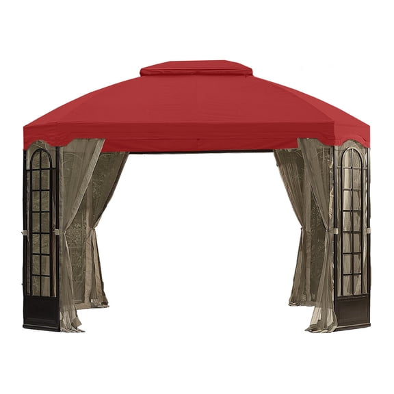 Garden Winds Replacement Canopy Top Cover for the Terrance Gazebo - Cinnabar
