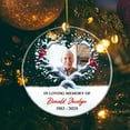 thumbnail image 3 of in Loving Memory of Ornaments Gift, Custom Year Picture Name Red Cardinal Remembrance Ornaments, Memorial Sympathy Christmas Ornament 2025, Loved One in Heaven Remembrance Ornament Gifts, 3 of 6