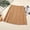 Khaki, variant on Womens Knit Cotton Mini Skirt Above Knee Length Solid Color Pleated A Line Spring Summer White