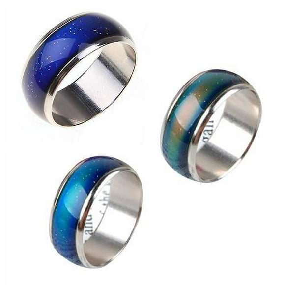 3 Piezas 6 Mm Cambio de Color Emocional de Humor Explosión para Hombres Mujeres Tamaño