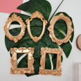 thumbnail image 4 of MesaSe Ornate Textured Hand-Crafted Resin Picture Frame Tabletop Display Decorative Photo Frame Home Decor - Oval, 4 of 6